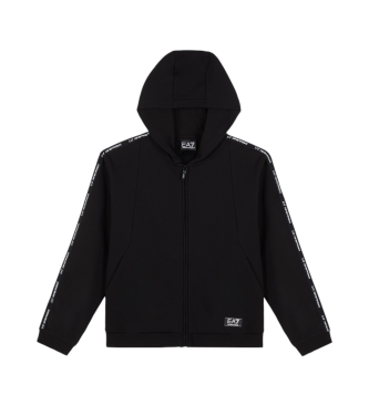 EA7 Sudadera con capucha negro