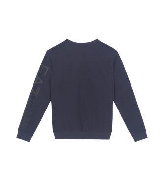 EA7 Navy logo sweatshirt