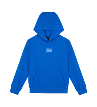 EA7 Blue logo sweatshirt