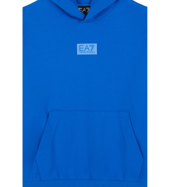 EA7 Blue logo sweatshirt