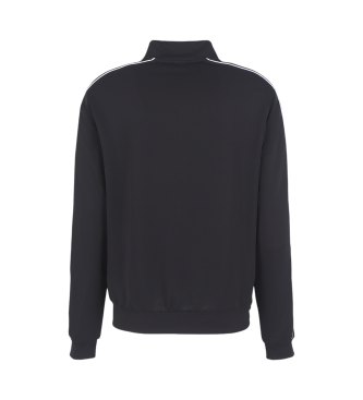 EA7 Regular fit sweatshirt zwart