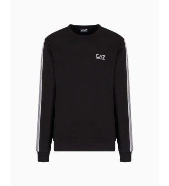 EA7 Crewneck sweatshirt 7 Lines svart