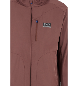 EA7 Brown regular fit sweatshirt