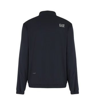 EA7 Golf Pro Sweatshirt mit Strickjacke aus mehrfarbigem Stretch-Stoff