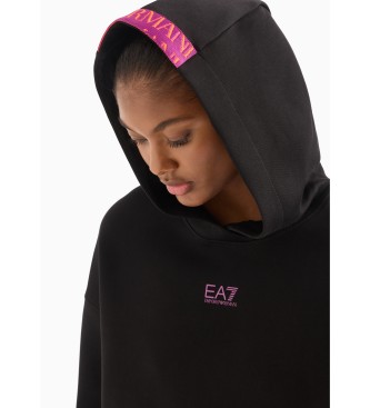 EA7 Sudadera Logo Series Mezcla negro