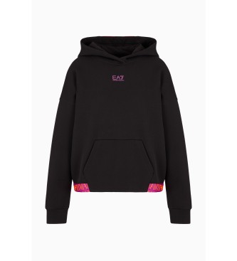 EA7 Sudadera Logo Series Mezcla negro