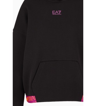 EA7 Sweatshirt Logo Serie Blend zwart