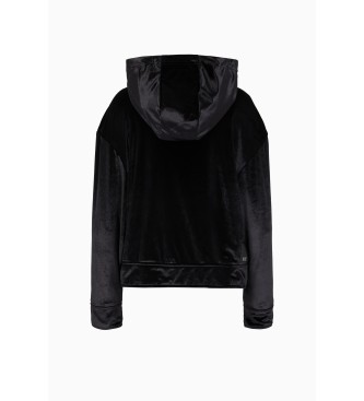 EA7 Pelz Sweatshirt schwarz