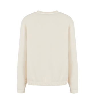 EA7 Core Identity Sweatshirt mit Rundhalsausschnitt beige