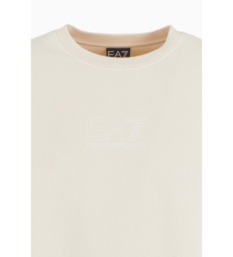 EA7 Core Identity Sweatshirt mit Rundhalsausschnitt beige