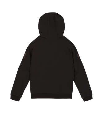 EA7 Sudadera con cremallera negro