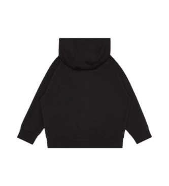 EA7 Casaco com capuz Logo Series preto