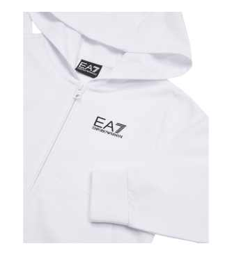 EA7 Core Identity wit katoenen sweatshirt