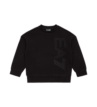 EA7 Logo Serie crew neck sweatshirt zwart