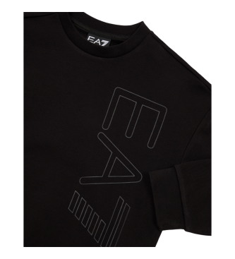 EA7 Logo Serie crew neck sweatshirt zwart