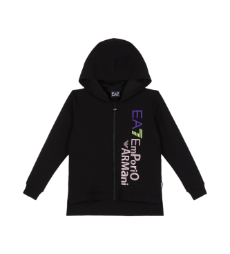 EA7 Sweat  capuche noir