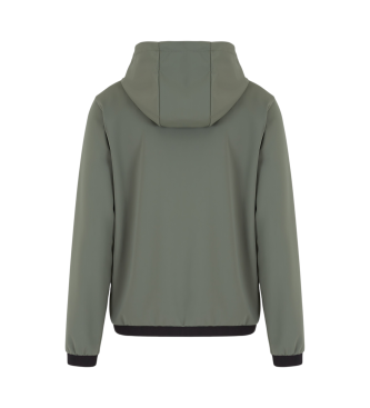 EA7 Sudadera con capucha Gold Label de tejido tcnico gris