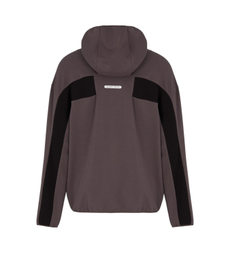 EA7 Sudadera con capucha Dynamic Athlete marrn