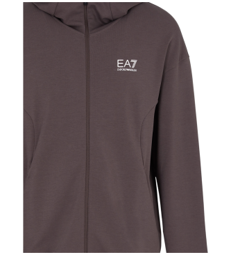 EA7 Sudadera con capucha Dynamic Athlete marrn