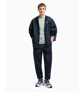EA7 Kurtka z kapturem Core Identity navy