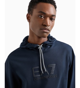 EA7 Sudadera con capucha Visibility marino