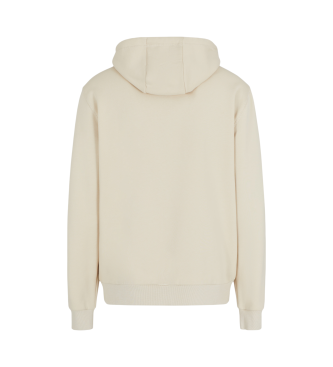 EA7 Camisola de algodo polar bege