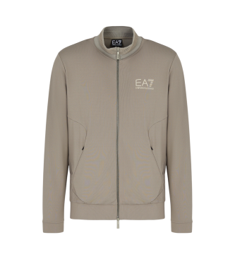 EA7 Schlichtes Sweatshirt mit grauem Design