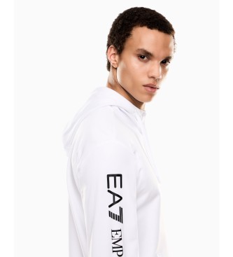 EA7 Moletom com capuz Logo Series branco