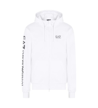 EA7 Moletom com capuz Logo Series branco