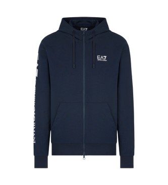 EA7 Sweatshirt com capuz Logo Series azul-marinho
