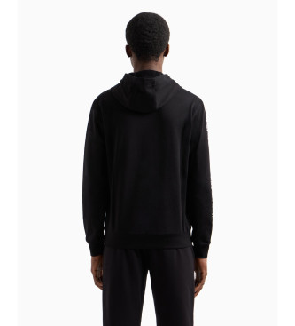 EA7 Felpa Logo Series nera
