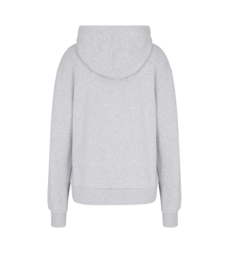 EA7 French terry grey sweatshirt