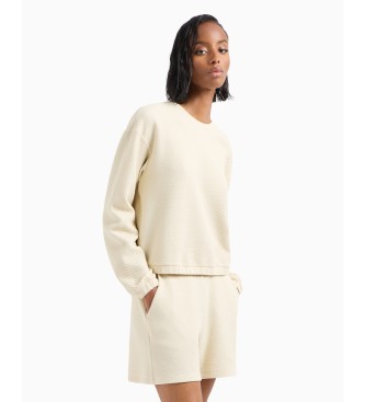 EA7 Sweat textur beige