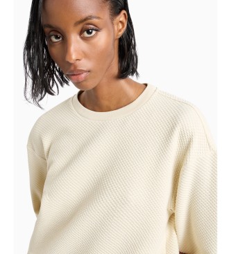EA7 Sweat textur beige
