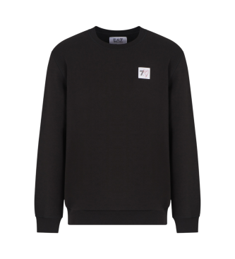 EA7 Sweatshirt med moderne pasform, sort