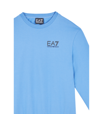 EA7 Core Identity-sweatshirt i bomuld, bl