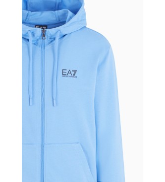 EA7 Dynamic Athlete sweatshirt met ronde hals in technische stof VIGOR7 blauw