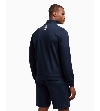 EA7 Core Identity navy sweatshirt