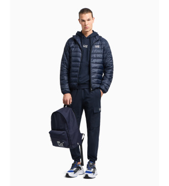 EA7 Sudadera con capucha de algodn Core Identity marino