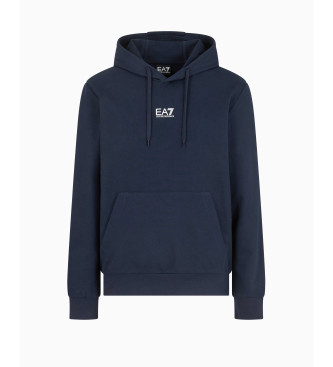 EA7 Sudadera con capucha de algodn Core Identity marino