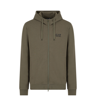 EA7 Core Identity hoodie van groene katoenmix