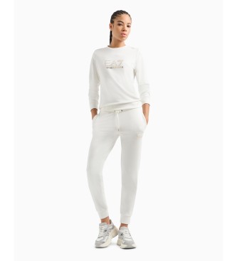 EA7 Sudadera Elegante blanco