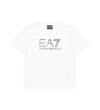 EA7 Camiseta de manga corta Visibility de algodn blanco