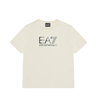 EA7 Camiseta de manga corta Visibility de algodn blanco