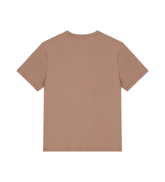 EA7 Visibility short-sleeved T-shirt in cotton brown