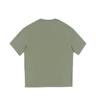 EA7 T-shirt  col ras du cou 7 Lines en coton vert