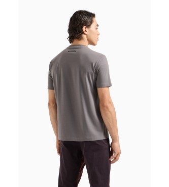 EA7 Camiseta de cuello redondo Dynamic Athlete de tejido tcnico Natural VENTUS7 gris