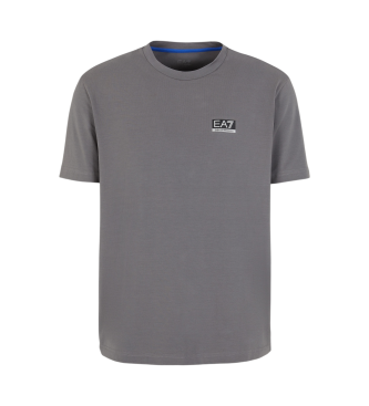 EA7 Dynamic Athlete T-Shirt mit Rundhalsausschnitt aus technischem Gewebe Natural VENTUS7 grau