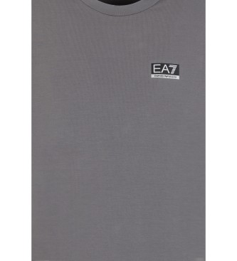 EA7 Dynamic Athlete T-Shirt mit Rundhalsausschnitt aus technischem Gewebe Natural VENTUS7 grau