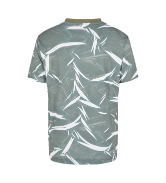 EA7 T-shirt com gola redonda Tennis Pro em tecido tcnico VENTUS7   verde